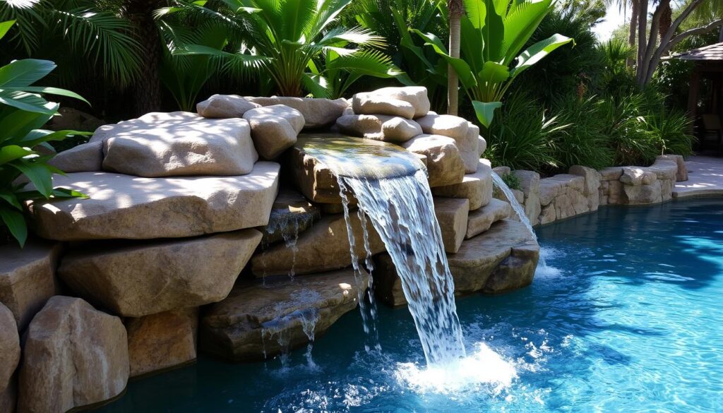 water features for pools