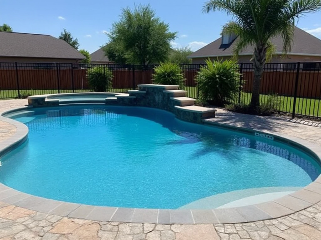 Fiberglass pool installation Baytown