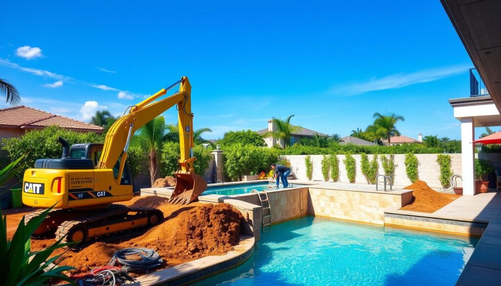 Swimming pool installation Baytown TX