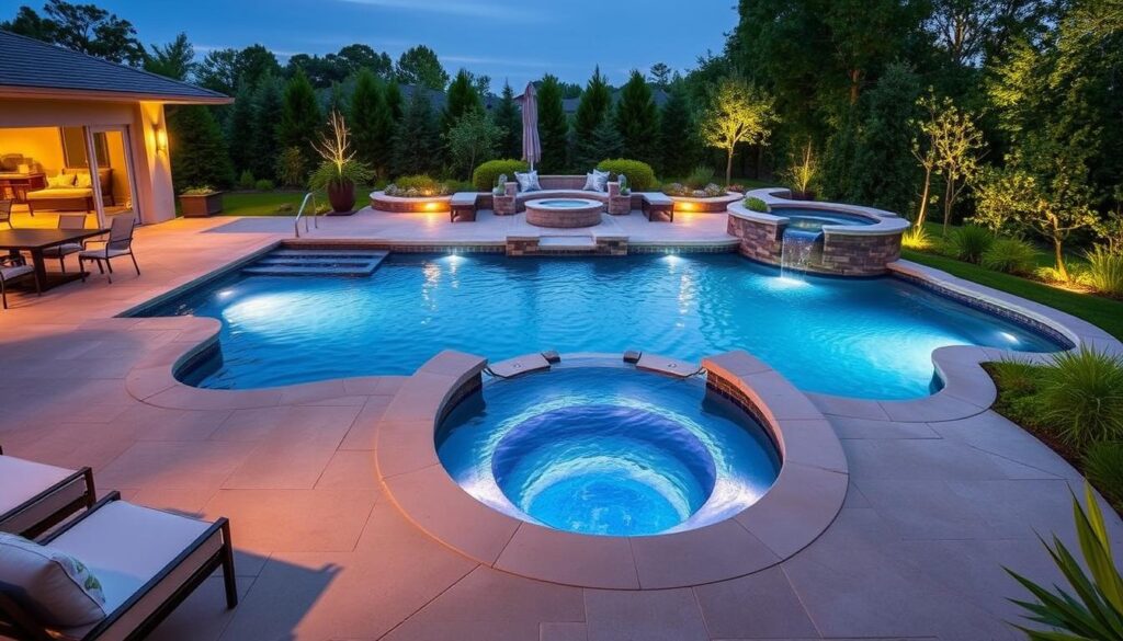 Inground pool design Baytown TX